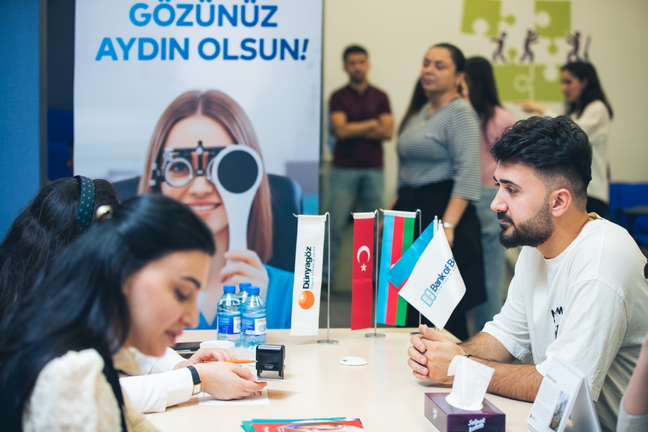 “Bank of Baku”dan “Gözünüz aydın olsun!” şüarı ilə sağlamlıq aksiyası - FOTOLAR